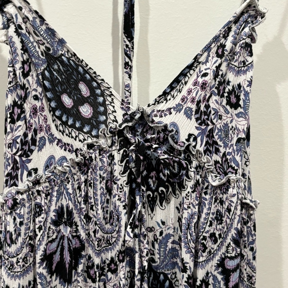 Le Salty Label Tie Halter Midi to maxi Dress Low Back Size XS - Picture 3 of 9